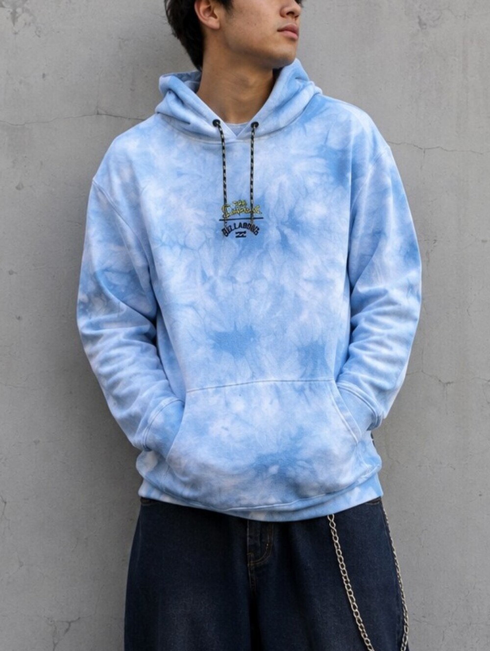 Billabong x The Simpsons Tie Dye Hoodie Mens L Graphic Y2K